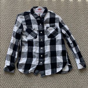 Levi’s plaid shirt size xs